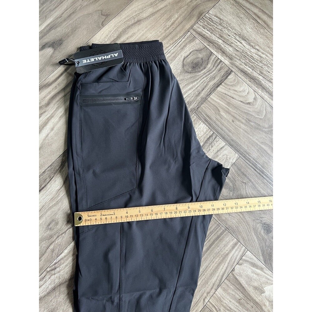 Alphalete Women's Black Track Joggers - Picture 4 of 10